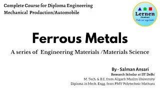 Ferrous metals | Pig iron | Cast Iron