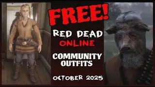 Red Dead Online : This Months FREE HALLOWEEN Community Outfits - OCTOBER 2025 (Male & Female)
