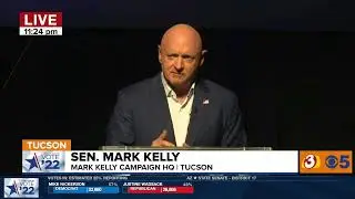 RAW: Senator Mark Kelly to address his supporters in Tucson