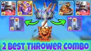 Must Try 2 Best Thrower Strategy Right Now In Ranked Legend League. COC Easiest Strategy. Army 👇