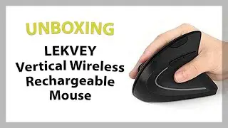 LEKVEY Vertical Wireless Mouse - Rechargeable 2.4GHz Optical Vertical Mice Unboxing