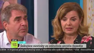 SUSEDIA Peter Marcin a Zuzana Tlučková o novej sérii