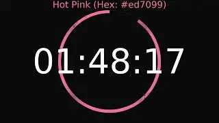 2 Hour Timer | Hot Pink Colour