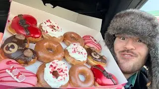 Обзор пончиков Krispy Kreme ко Дню святого Валентина 2026 года