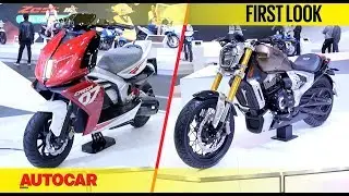 TVS Zeppelin and Creon concepts | First Look | Auto Expo 2018 | Autocar India