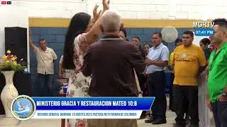 PASTORA RUTH ROMAN DE CALI OLOMBIA REUNION GENERAL DOMINGO 10 AGOSTO 2025 COMAYAGUA HONDURAS