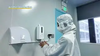Disinfection and sterilization process of cosmetics factory workshop.#beauty #cosmetics #makeup