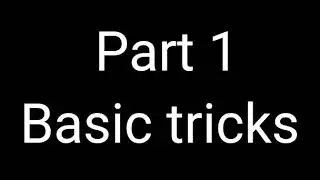Bmx Flatland basic tricks