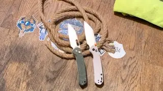 head 2 head edge retention test  AR-SFII  AR-RPM9 stainless steel CJRB pyrite Edc knives