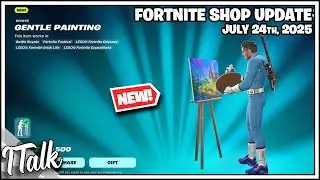 Fortnite Shop *NEW* BOB ROSS EMOTE! [July 24th, 2025] (Fortnite Chapter 6)