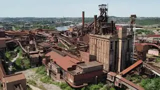 Cockerill Sambre Luik Liége groepje mensen betrapt op het dak Urbex Belgie
