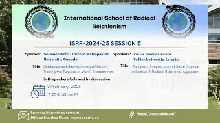 ISSR 2025 Session 5: Dialectics & machinery of history & European integration & state capture Serbia