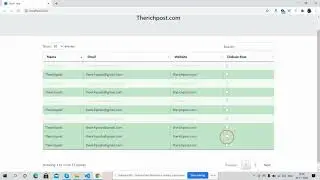 Angular 11 Datatable Disable Row Working Demo