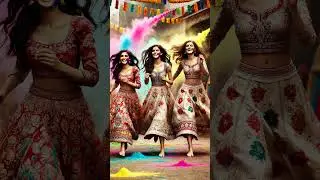 Ai indian festival #holispeacial #love #holi #song #dance