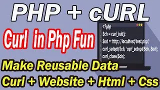 Curl  Part-03 | Response | Save Content In Variables | Reusable Content | Curl Using With a Function