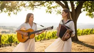 Música instrumental mediterránea con guitarra española y acordeón para relajarse