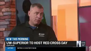 'Red Cross Day' at University of Wisconsin-Superior: Interview with Jeff Kazel