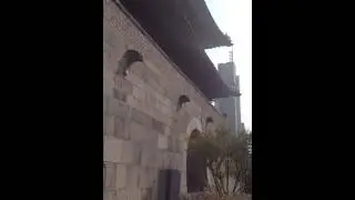 I like the collaboration made. historical dongdaemoon and Seoul's modern look on the other side.