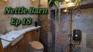 Tiny house wetroom build, Nettle Barn Ep18 Bathroom