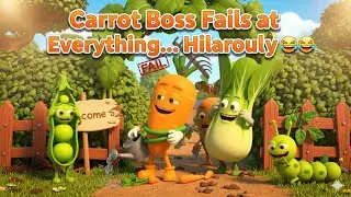 Carrot Boss Fails at Everything&hellip; Hilariously! 🤦&zwj;♂️(Episode 1) | Comedy Animation