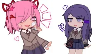 be careful, or you might cut yourself on the edge, yuri! ddlc x gacha tweening