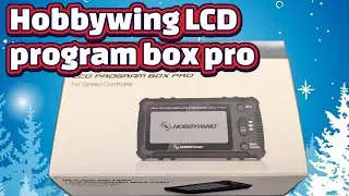 HOBBYWING MULTIFUNCTION LCD PROGRAM BOX PRO unboxing