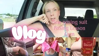 I got a new posing suit and had my first posing lesson! VLOG.