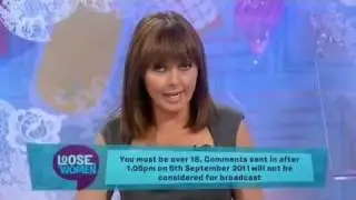 Loose Women new series 16 intro with Carol Vorderman - 5th September 2011
