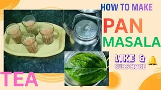 😋☕Pan Masala Tea Recipe Perfect|| पान मसाला चाय रेसिपी ||Tea PanMasalawinter Season||Shahinakitchen