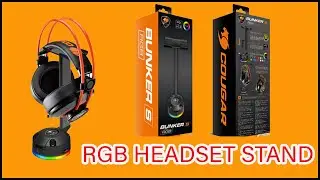 Cougar Bunker S RGB HeadSet Stand Unboxing