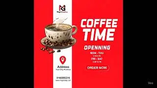 Coffee Shop Poster Motion Graphics Animation / MagicGraphics