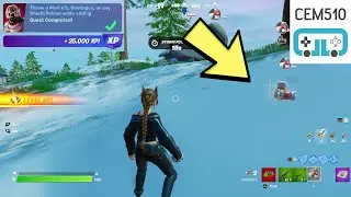 Throw a Medkit, Bandages, or any Shield Potion while sliding Fortnite Week 13 Season Challenges