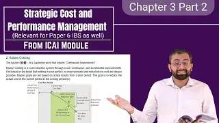 Kaizen Costing | SPOM Set B SCPM Chapter 3 Lean System and Innovation | Part 2