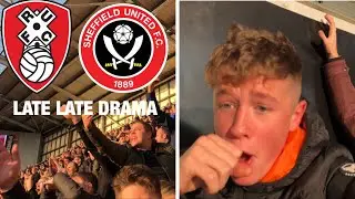 LATE LATE DRAMA *VLOG* Rotherham vs Sheffield United