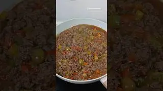 Recette de la viande hach&eacute;e au l&eacute;gumes #food #cooking #recette #cuisine #recipe