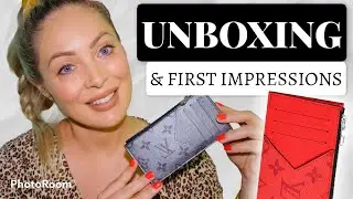 LOUIS VUITTON COIN CARD HOLDER UNBOXING & MINI REVIEW * billiexluxury