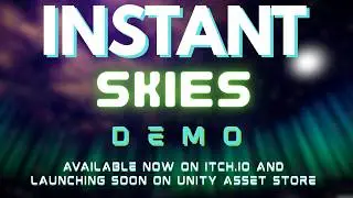 Instant Skies - Procedural Sky Generator Demo (Itch.io, Unity Asset Store)