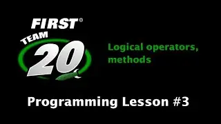 Team 20 Programming - 2021 Java Lesson 3
