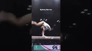 How did she get up after that?!😲 #gymnastics #beam #fail #olympics