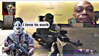 Modern warfare, Mini Royale: me and randomblackguy almost won.(trash talk at the end).