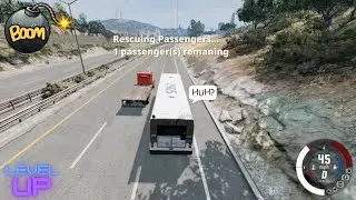 BEAMNG DRIVE. SPEED VS BOMB BUS CRASH MISSION