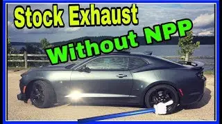 Звук выхлопа Camaro SS 2019 года без двухрежимного выхлопа (NPP)