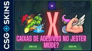 Testando cápsulas de adesivos no CSGOSKINS [Jester mode] ON!!!