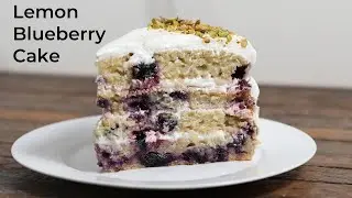 How I Made the Most Viral Lemon Blueberry Cake Ever