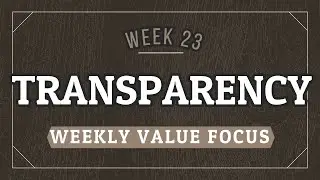 VALUES RESTORATION PROGRAM | TRANSPARENCY | DISCUSSION | TEACHER REJYN