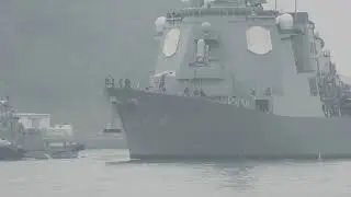 朝もやに包まれて…イージス護衛艦『きりしま』感動の帰港！