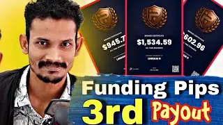 Funding pips payout | 3rd Payout funding pips| Binance to bank withdraw | coindcx to bank withdrawal