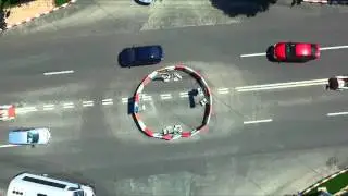 Un nou sens giratoriu în orasul Ovidiu