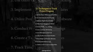 📊 11 Powerful Techniques to Track Project Progress Like a Pro! 🚀