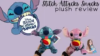 stitch attacks snacks july plush shaved ice 🍧 | disney haul and plush review